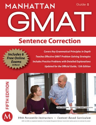 Manhattan GMAT : Sentence correction; Manhattan GMAT (Firm); 2012