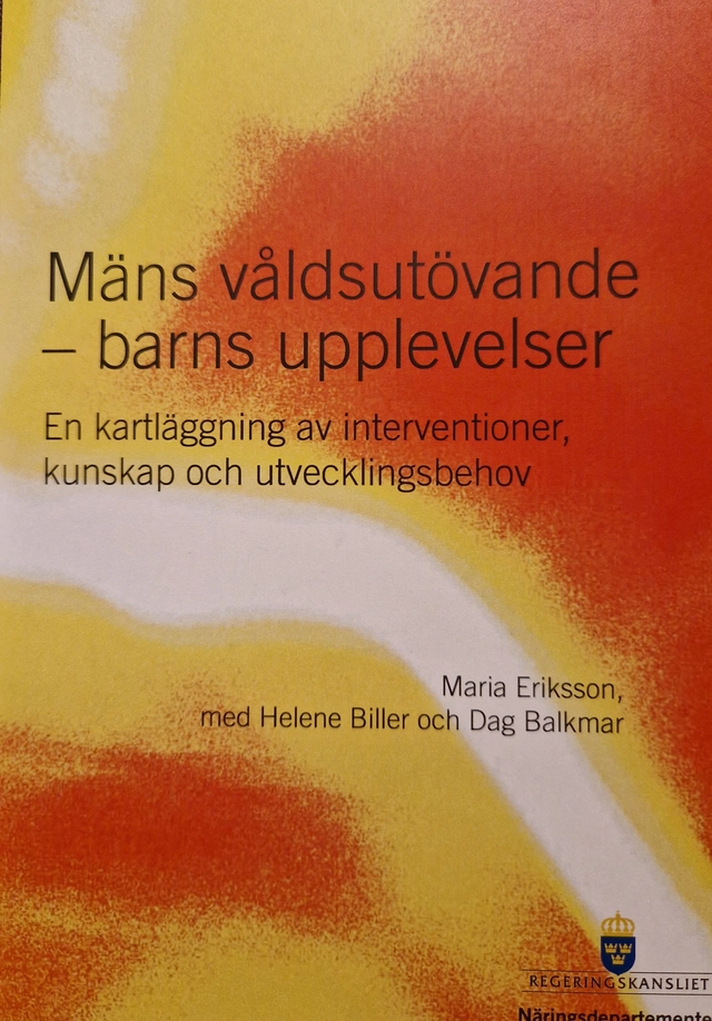 Mäns våldsutövande - barns upplevelser : en kartläggning av interventioner, kunskap och utvecklingsbehov; Maria Eriksson; 2006