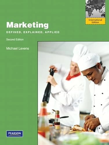 Marketing; Michael Levens; 2011