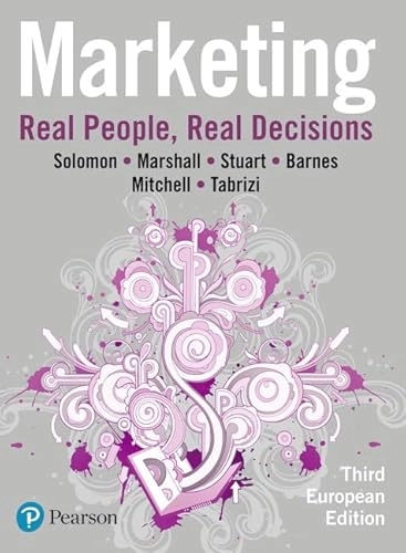Marketing; Michael Solomon, Greg Marshall, Elnora Stuart, Bradley Barnes, Vincent-Wayne Mitchell; 2019