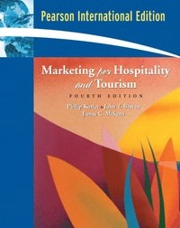 Marketing for hospitality and tourism; Philip Kotler; 2006