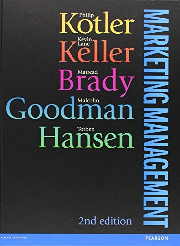 Marketing management; Philip Kotler, Kevin Lane Keller; 2012