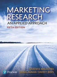 Marketing Research : an applied approach; Naresh K. Malhotra; 2017