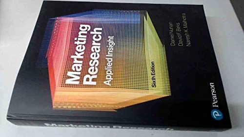 Marketing research : applied insight; Daniel Nunan; 2020
