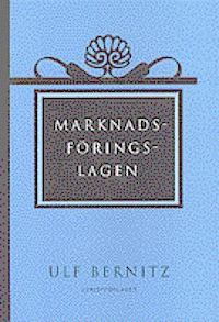 Marknadsföringslagen; Ulf Bernitz; 1997