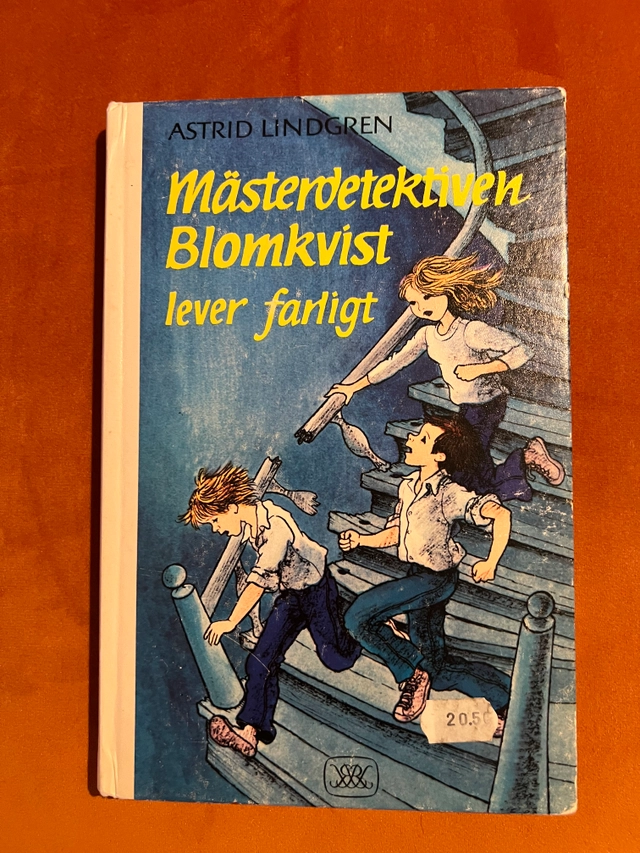 Mästerdetektiven Blomkvist lever farligt; Astrid Lindgren; 1975