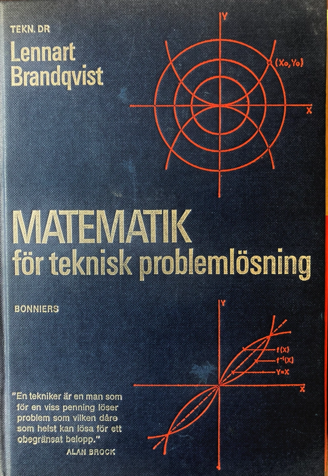 Matematik för teknisk problemlösning; Lennart Brandqvist; 1973