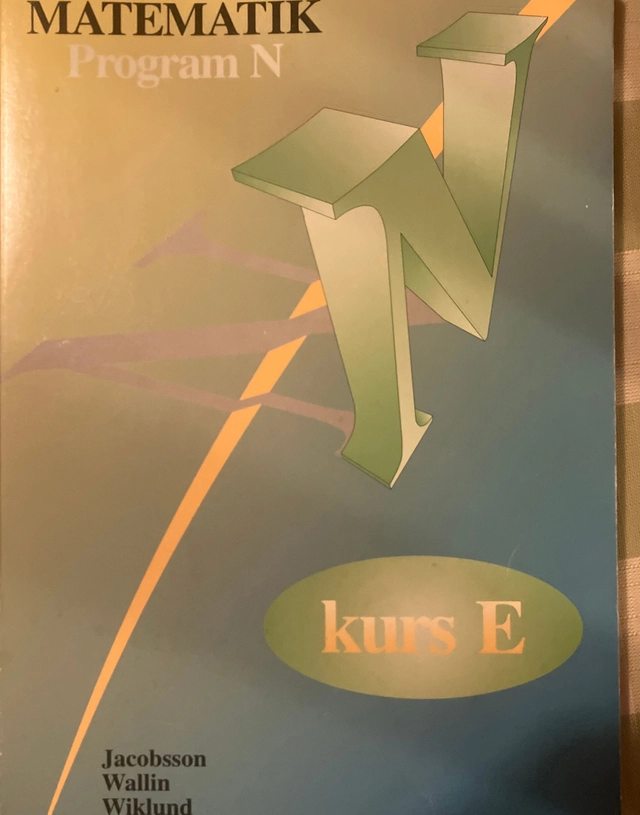 Matematik program n kurs e; Sven Jacobsson; 1996