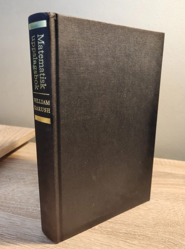 Matematisk uppslagsbok; William Karush; 1987