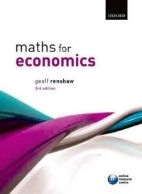 Maths for economics; Geoffrey Renshaw; 2012