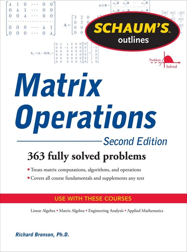 Matrix operations; Richard. Bronson; 2011
