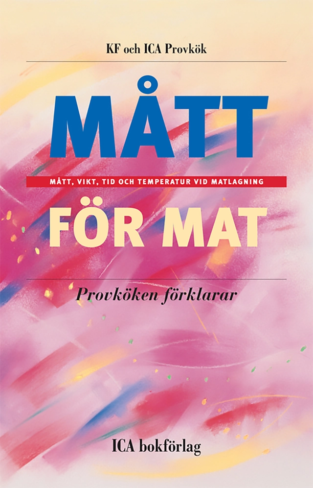 Mått för mat; ICA Provkök; 2010