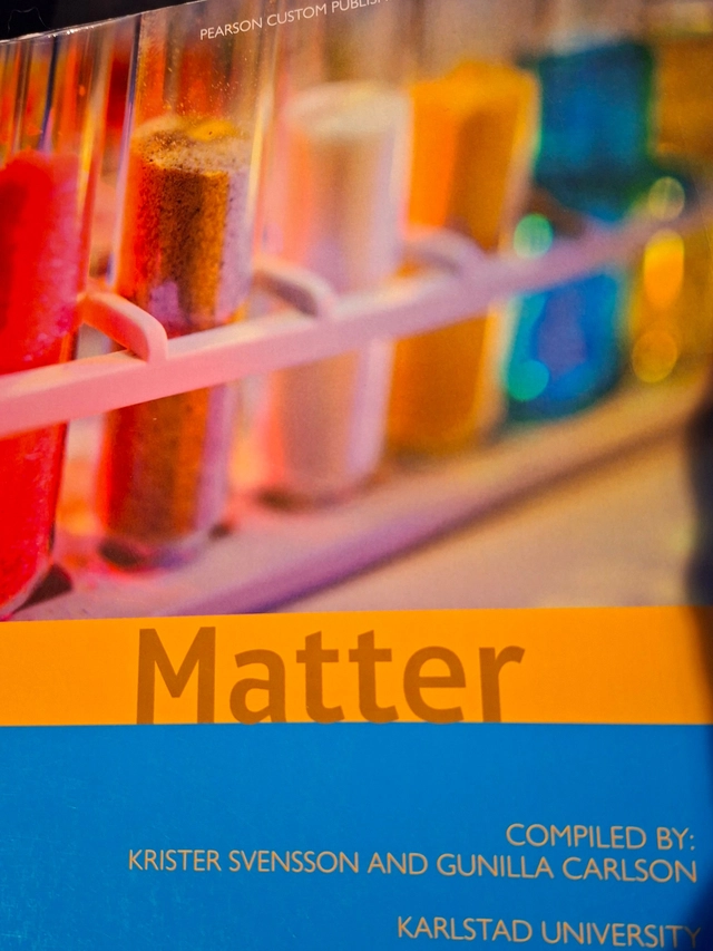 Matter; Krister Svensson, Gunilla Carlson, Karlstads universitet, Högskolan i Karlstad
(tidigare namn), Högskolan i Karlstad; 2012