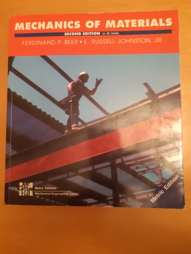 Mechanics of materials; Ferdinand Pierre Beer; 1992