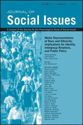 Media Representations of Race and Ethnicity: Implications for Identity, Int; Dana Mastro, Riva Tukachinsky; 2015