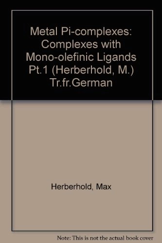 Metal π-complexes; Max Herberhold; 1972