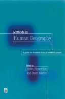 Methods in human geography : a guide for students doing research projects; Robin (EDT) Flowerdew, David (EDT) Martin; 1997