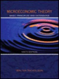Microeconomic theory : basic principles and extensions; Walter Nicholson; 2005