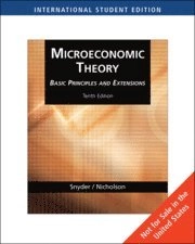 Microeconomic theory : basic principles and extensions; Christopher M. Snyder, Walter Nicholson; 2008