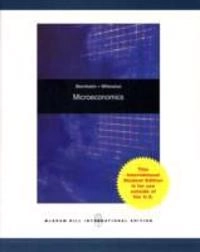 Microeconomics; B. Douglas Bernheim, Michael Whinston; 2008