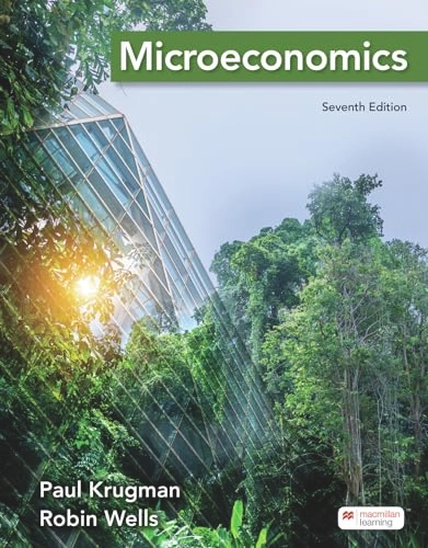 Microeconomics; Paul Krugman, Wells Robin, Robin Wells; 2024