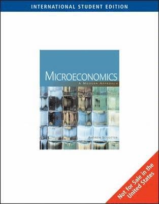 Microeconomics : a modern approach; Andrew Schotter; 2009