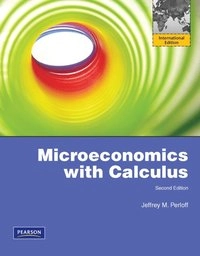 Microeconomics with calculus; Jeffrey M. Perloff; 2011