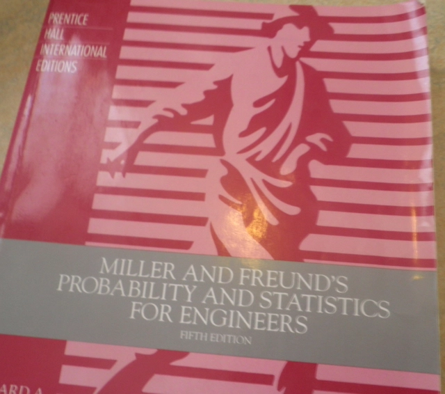 Miller and Freund's Probability and statistics for engineers; Richard Arnold Johnson; 1994