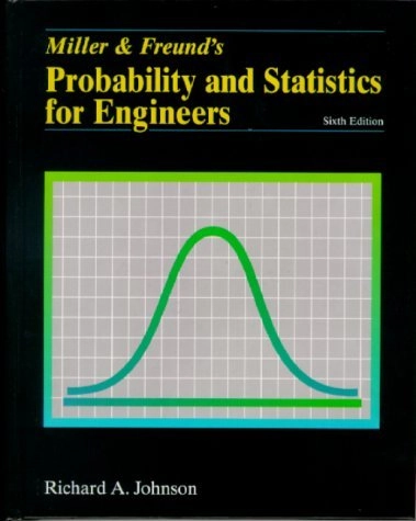 Miller & Freund's Probability and statistics for engineers; Irwin Miller; 2000