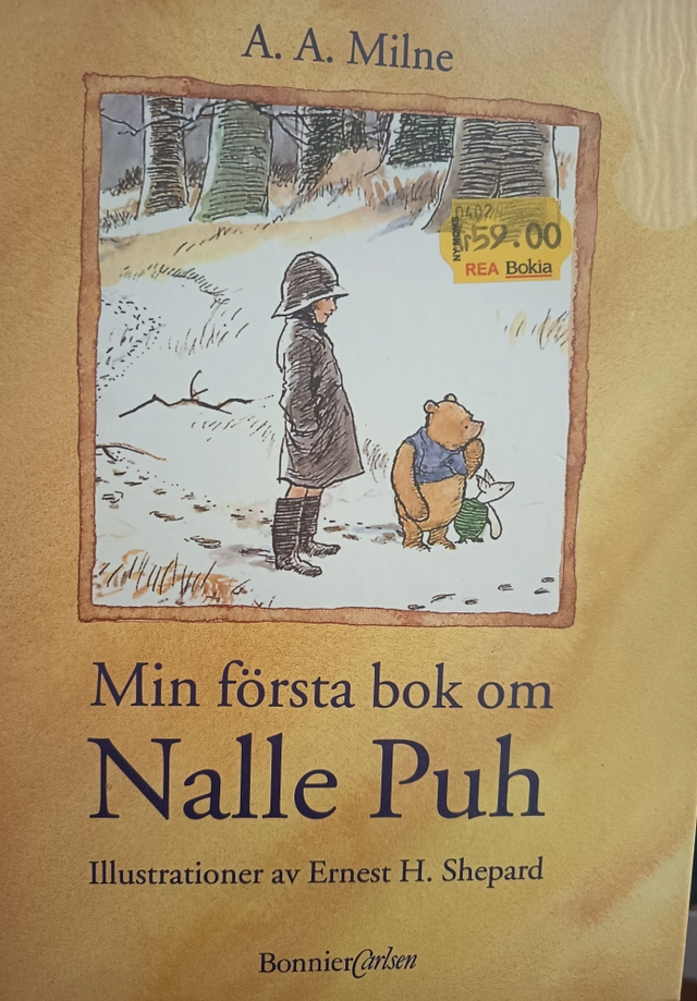 Min första bok om Nalle Puh; A. A. Milne, Ernest H. Shepard, Brita af Geijerstam; 1997