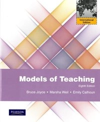 Models of teaching; Bruce R Joyce; 2011
