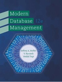 Modern database management; Jeffrey A. Hoffer; 2020