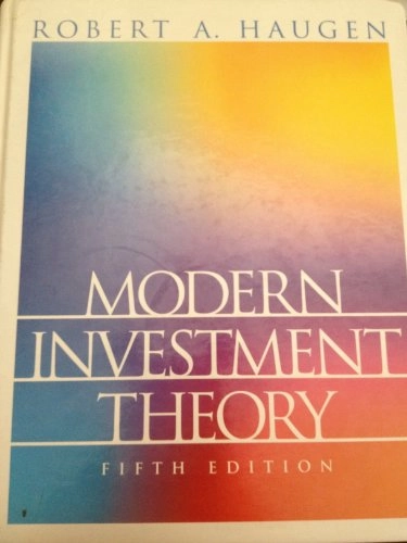 Modern investment theory; Robert A. Haugen; 2001