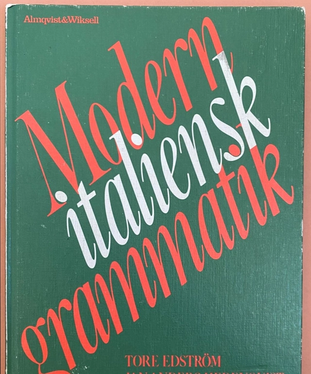 Modern italiensk grammatik; Tore Edström; 1987