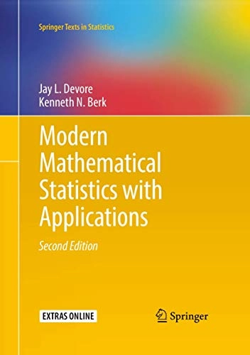 Modern mathematical statistics with applications; Jay L. Devore; 2011