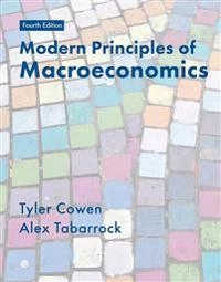 Modern principles of macroeconomics; Alex Tabarrok; 2018