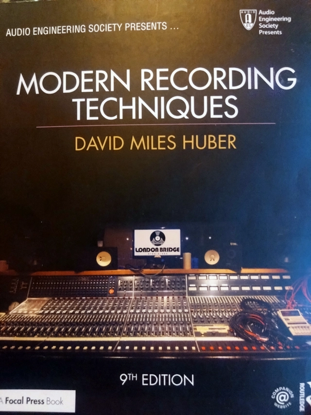 Modern recording techniques; David Miles Huber; 2018
