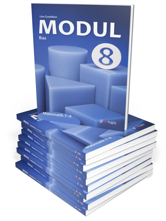 Modul matematik 8, bas, 10 ex; Lisa Gustafson; 2025