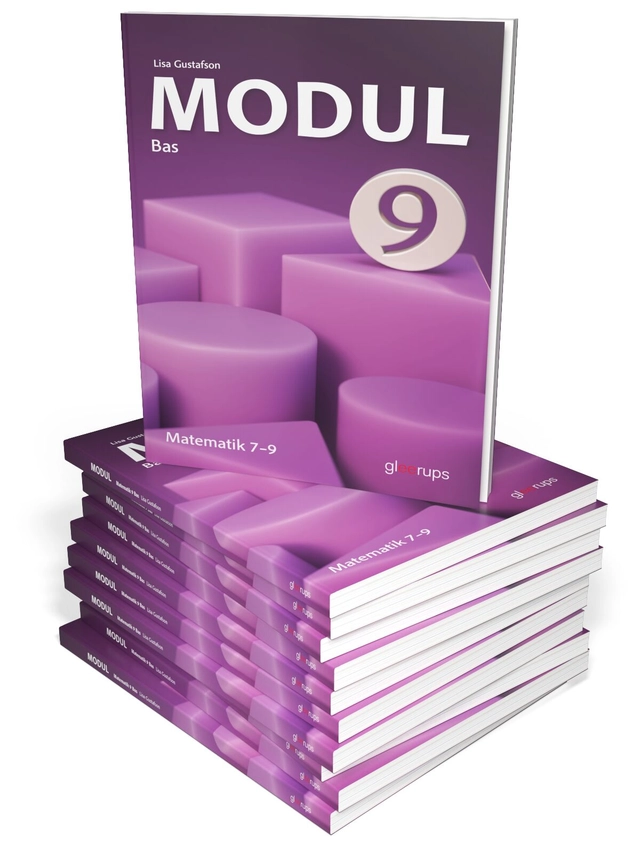 Modul matematik 9, bas, 10 ex; Lisa Gustafson; 2025
