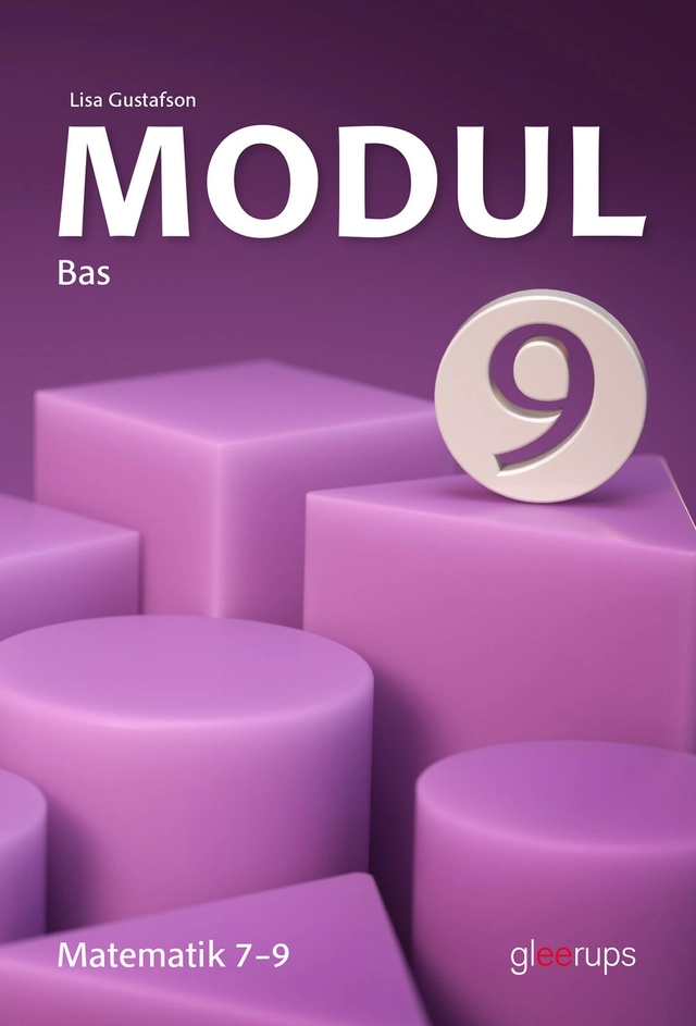 Modul matematik 9, bas; Lisa Gustafson; 2025
