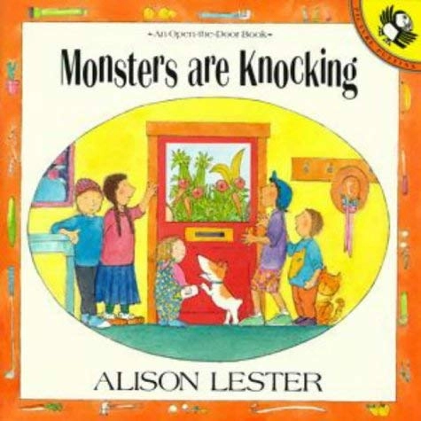 Monsters are KnockingKerry White collection of Australian children's booksLift-The-Flap Lift-The-FlapLift-the-Flap SeriesOpen the door bookPicture puffins; Alison Lester