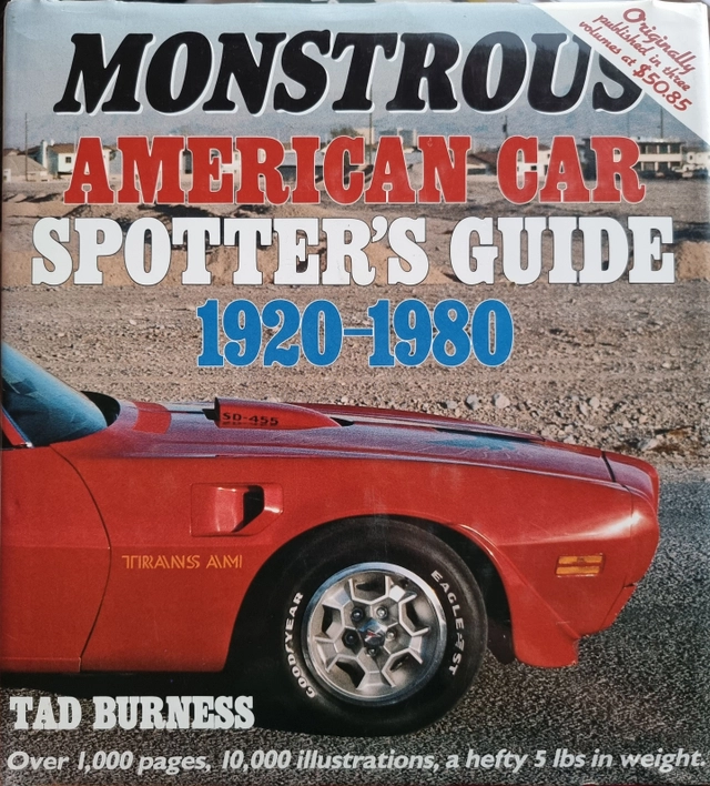 Montrous american car spotter's guide 1920-1980; Tad Burness; 1986