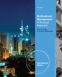 Multinational management : a strategic approach; Cullen; 2013