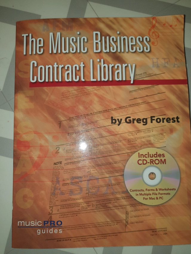 Music Business Contract Library; Greg Forest; 2008