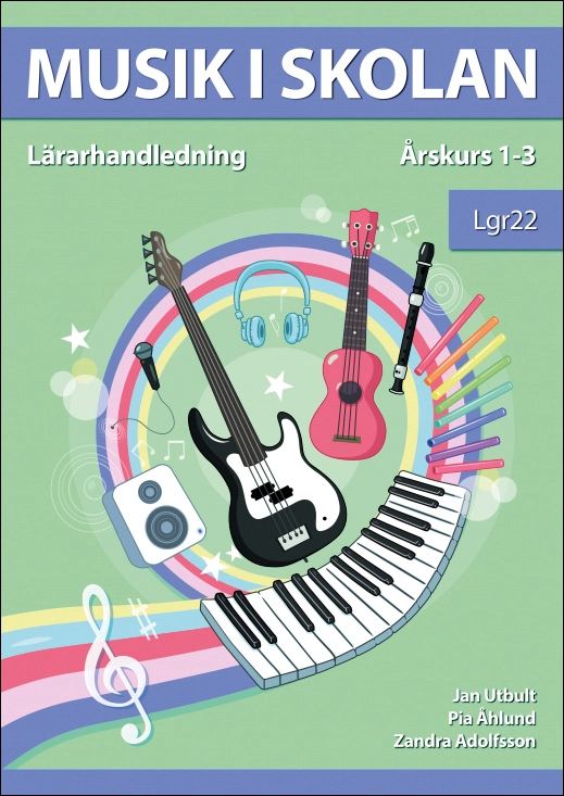 Musik i skolan Lärarhandledning Årskurs 1-3 Lgr22; Jan Utbult, Pia Åhlund, Zandra Adolfsson; 2022