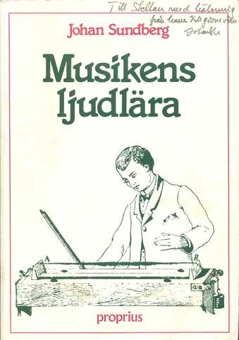 Musikens ljudlära : hur tonen alstras och uppfattas; Johan Sundberg; 1989