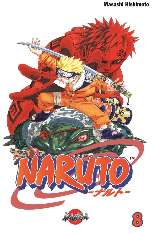 Naruto 08 : kamp på liv och död!; Mashashi Kishimoto; 2008