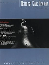 National Civic Review, Volume 92, No. 3, Fall 2003; Gustaf Lindencrona; 2003