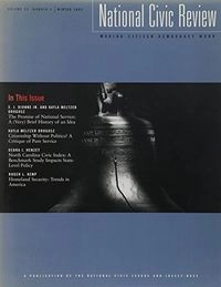 National Civic Review, Volume 92, No. 4, Winter 2003; Gustaf Lindencrona; 2004