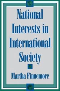 National interests in international society; Martha Finnemore; 1996